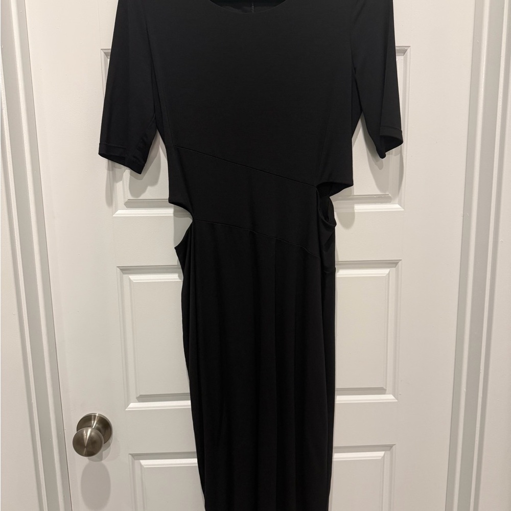 Alexander Wang Black Asymmetrical Dress